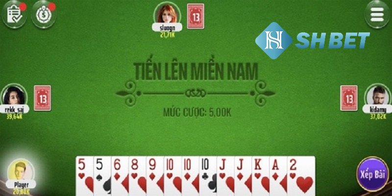 Trải nghiệm Tiến lên miền Nam tại nền tảng SHBET
